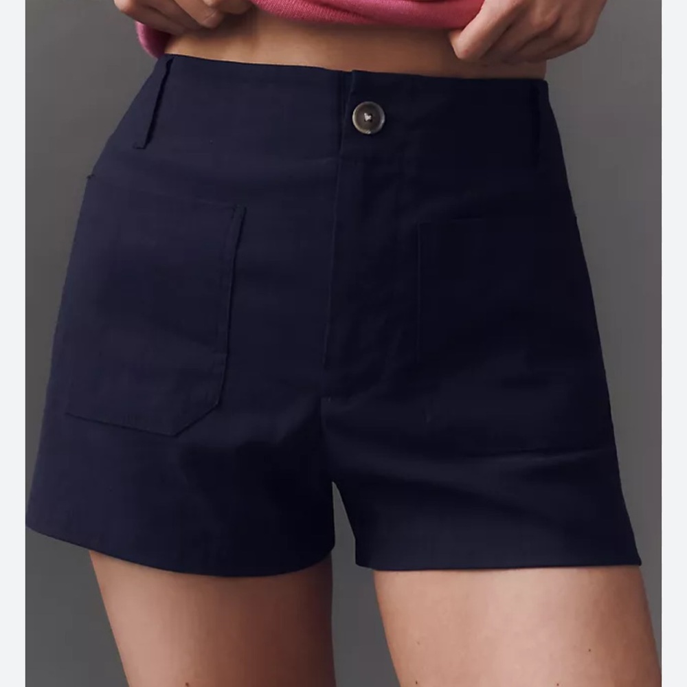Anthropologie Colette High-Waist Navy Women’s Shorts